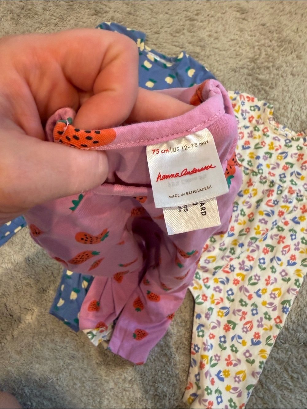 Hanna Anderson Set of 3 Rompers - Picture 5 of 5